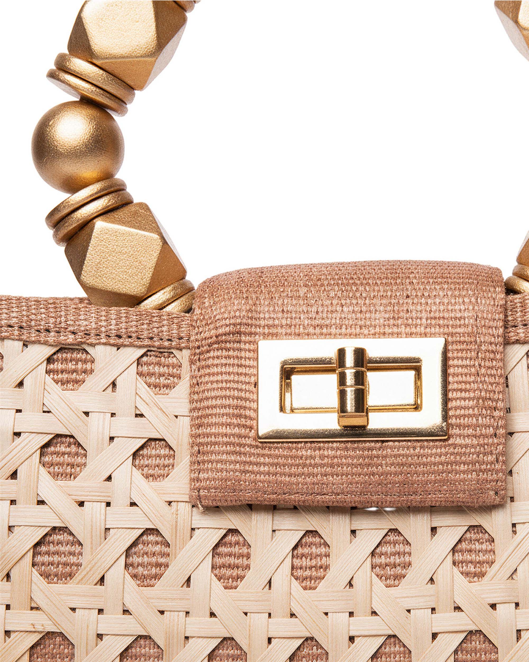 Soli & Sun woven accessory styled on a model, editorial lifestyle frame — Chronos Studio.
