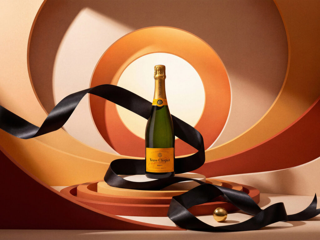 Holiday campaign for Veuve Clicquot by Chronos Studio