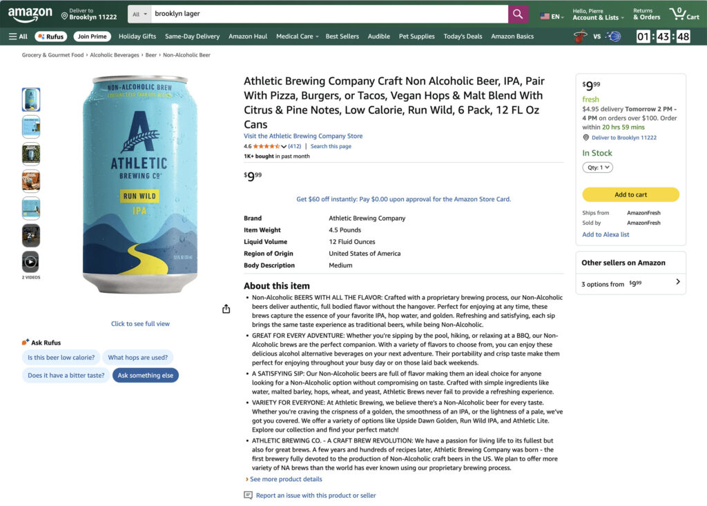 Amazon Product Photography Requirements: 2025 Compliance Guide 1 Athletic brewing company on amazon